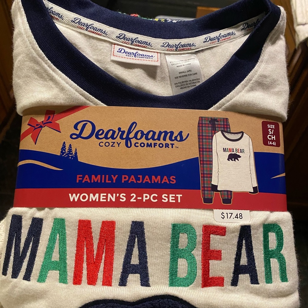 Dearfoams Cozy Comfort Kids Pajamas - Multicolor